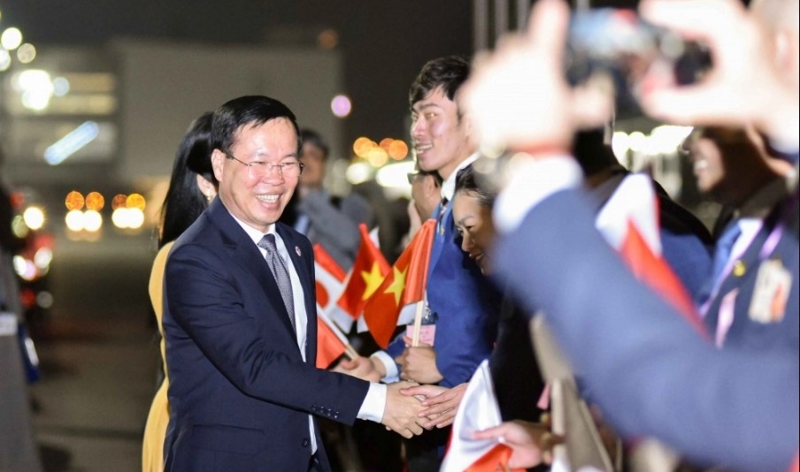 vietnamese president begins official visit to japan picture 1