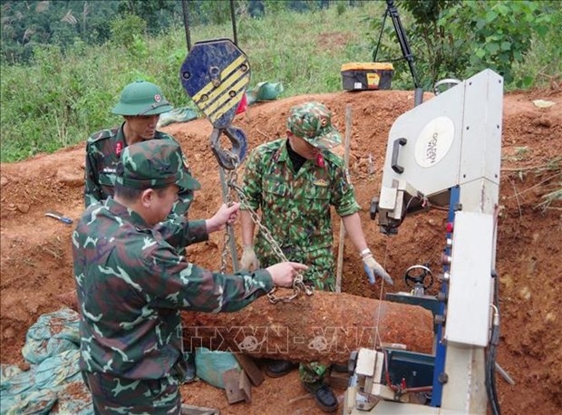 wartime bombs safely disposed of in quang tri picture 1