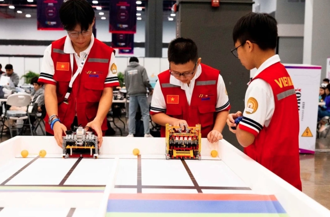 vietnam wins four major prizes at 2023 world robot olympiad picture 1 vietnam wins four major prizes at 2023 world robot olympiad picture 1