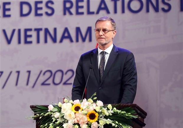 ceremony celebrates 50-year vietnam-france diplomatic ties picture 1
