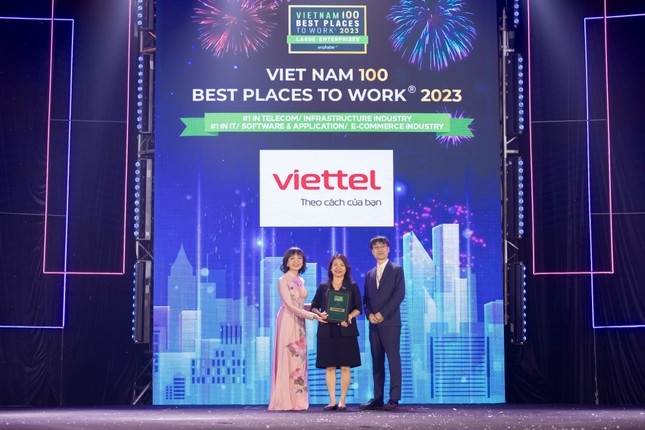 Viettel named as best place to work in Vietnam