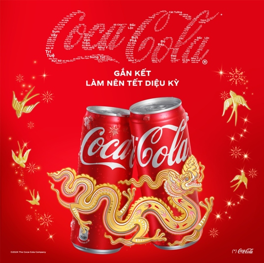 coca-cola lan toa thong diep gan ket lam nen tet dieu ky hinh anh 1