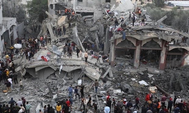 vietnam makes urgent call for ceasefire, protection of civilians in gaza strip picture 1