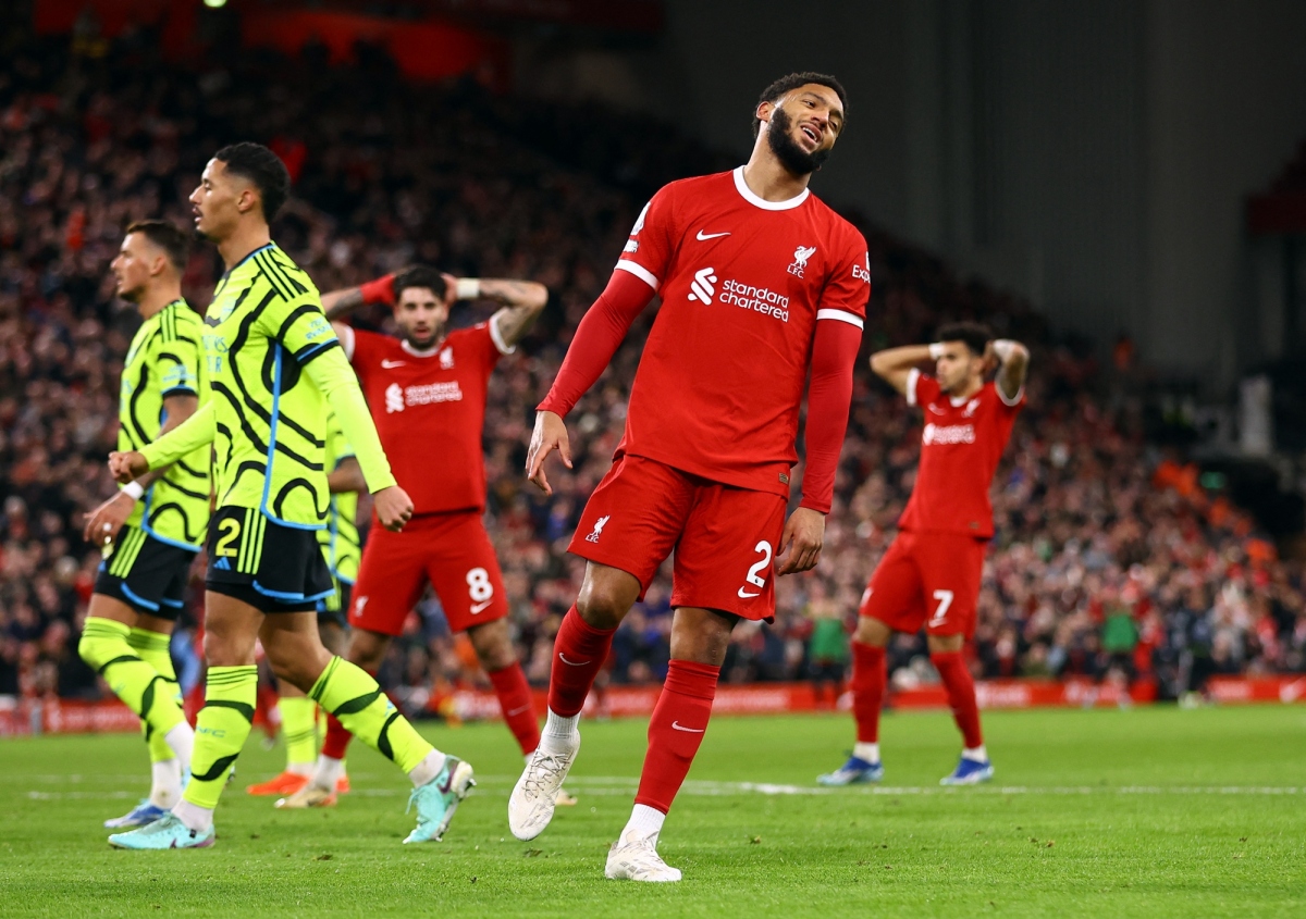 xà ngang và cột dọc cứu thua, arsenal hoà hú vía trước liverpool hình ảnh 7 xa ngang va cot doc cuu thua, arsenal hoa hu via truoc liverpool hinh anh 7