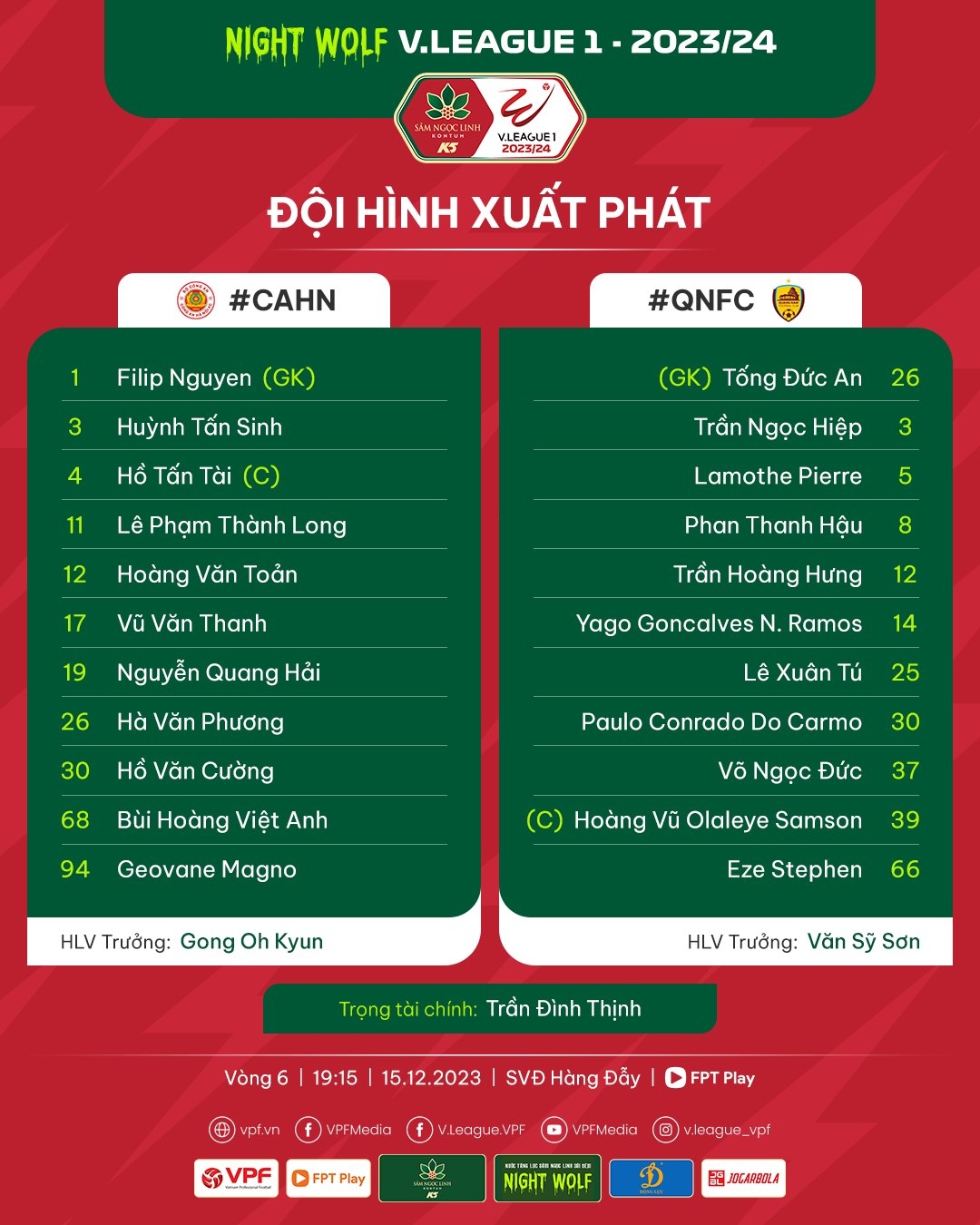 clb cahn hoa quang nam, hlv gong oh kyun van chua thang o v-league hinh anh 5