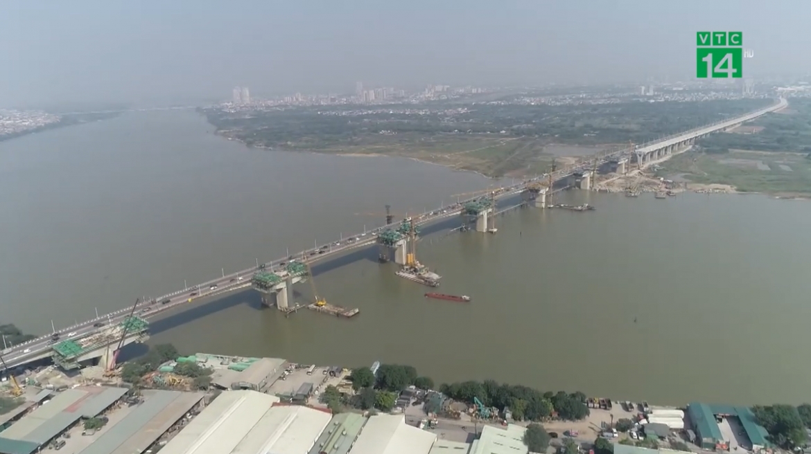 Hà Nội đề xuất làm hệ thống tàu điện treo 1 ray dọc bờ sông Hồng