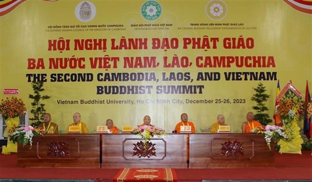 Cambodia-Laos-Vietnam Buddhist Summit opens in HCM City