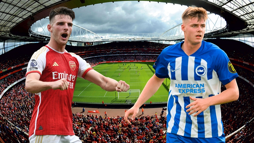 Dự đoán tỷ số, đội hình xuất phát trận Arsenal - Brighton