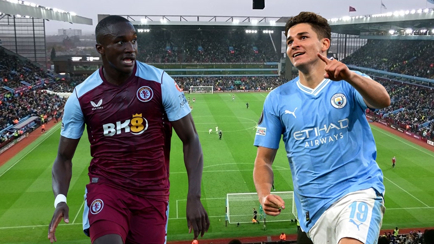 Dự đoán tỷ số, đội hình xuất phát trận Aston Villa - Man City