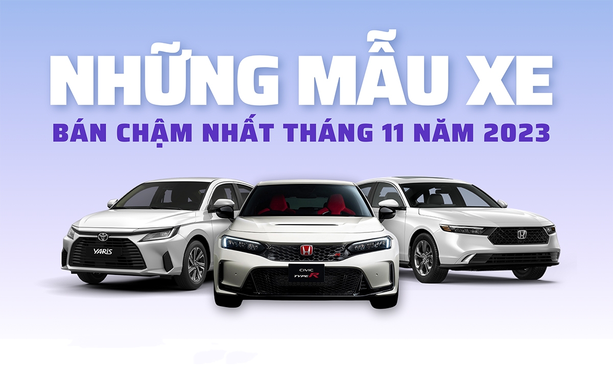 Top 10 mẫu xe bán chậm nhất tháng 11: Honda Civic Type R dẫn đầu