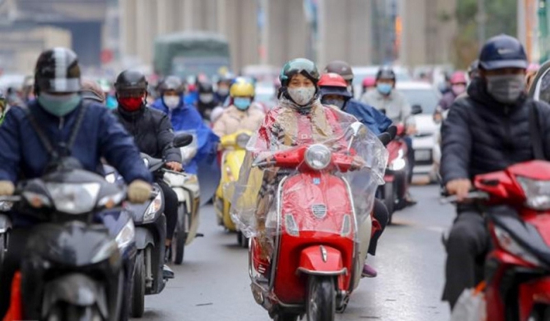 new cold spell hits northern vietnam, brings rain to regional localities picture 1
