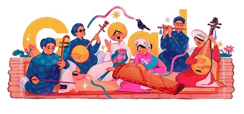 google doodle celebrates the art of Don ca tai tu of vietnam picture 1