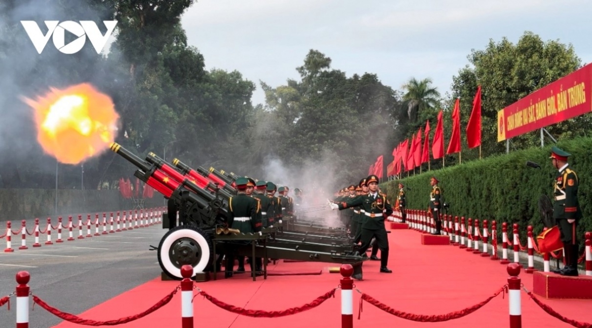 vietnamese party chief hosts welcome ceremony for top chinese leader picture 8