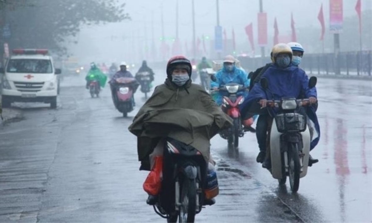 thoi tiet ngay 3 12 khu vuc bac bo va bac trung bo co mua vai noi, troi ret hinh anh 1