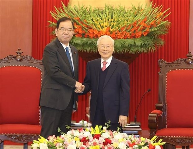 party chief hosts chairman of japanese communist party presidium picture 1