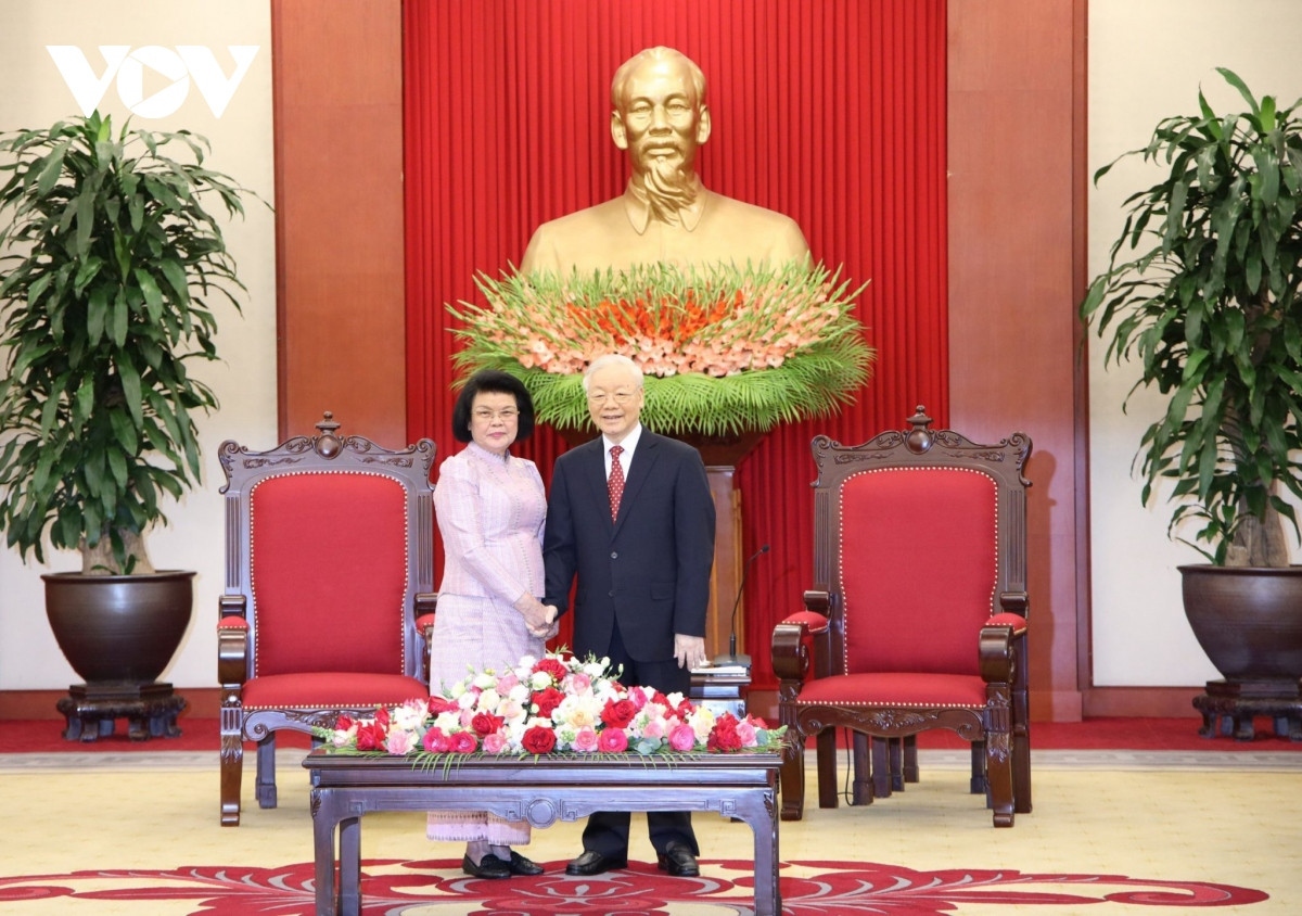 president urges vietnam-cambodia border demarcation, marker planting completion picture 2