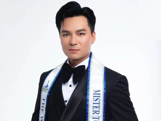 Quoc Tri named third runner-up at Mister Tourism World 2023