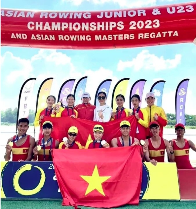 Vietnamese rowers secure seven golds in Asian tourney