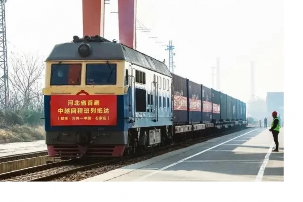 first cargo train from hanoi reaches northern chinese province picture 1