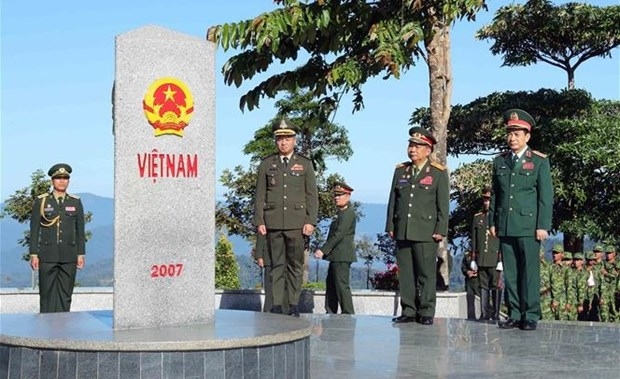 first vietnam-laos-cambodia border defence friendship exchange takes place picture 1
