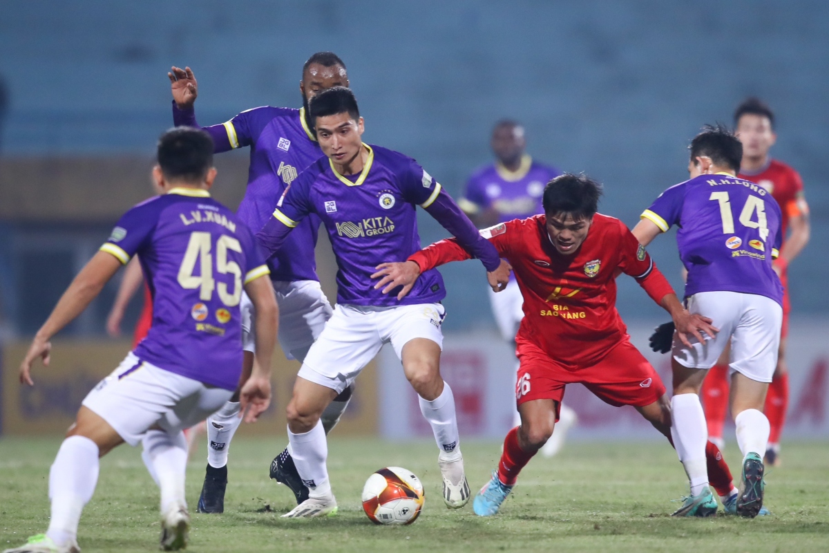 ket qua vong 7 v-league 2023 2024 ha noi fc roi diem tren san nha truoc ha tinh hinh anh 12