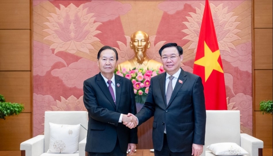 top vietnamese legislator hosts lao na vice president picture 1