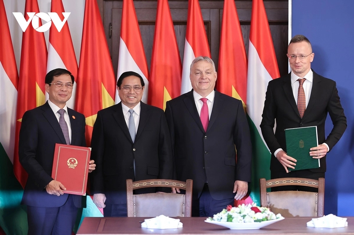 vietnam and hungary ink three cooperation documents picture 1