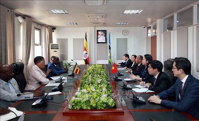 vietnamese vice president meets ugandan parliament speaker picture 1