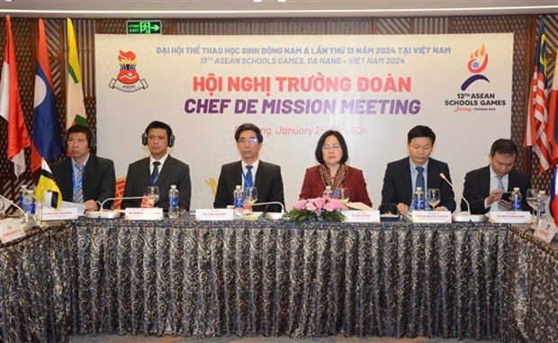 da nang hosts 13th asean schools games chef de mission meeting picture 1
