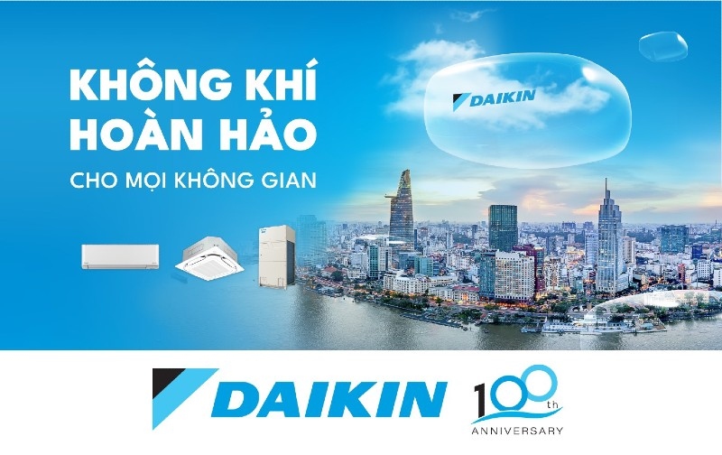 Daikin - Chuyên gia không khí hàng đầu Nhật Bản kỷ niệm 100 năm thành lập