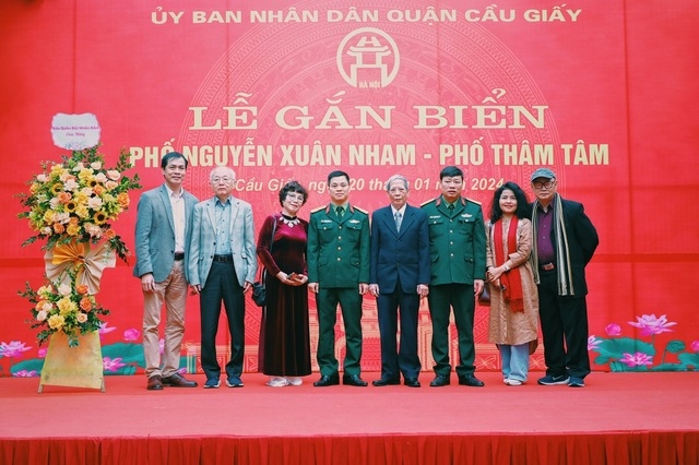 Hà Nội gắn biển phố mang tên nhà thơ Thâm Tâm