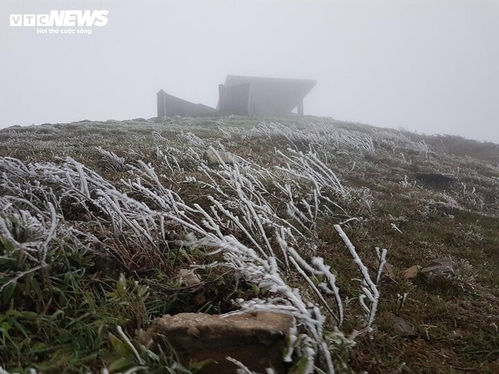 mau son peak covered in frost as temperatures sink to -1.1 degrees celsius picture 9