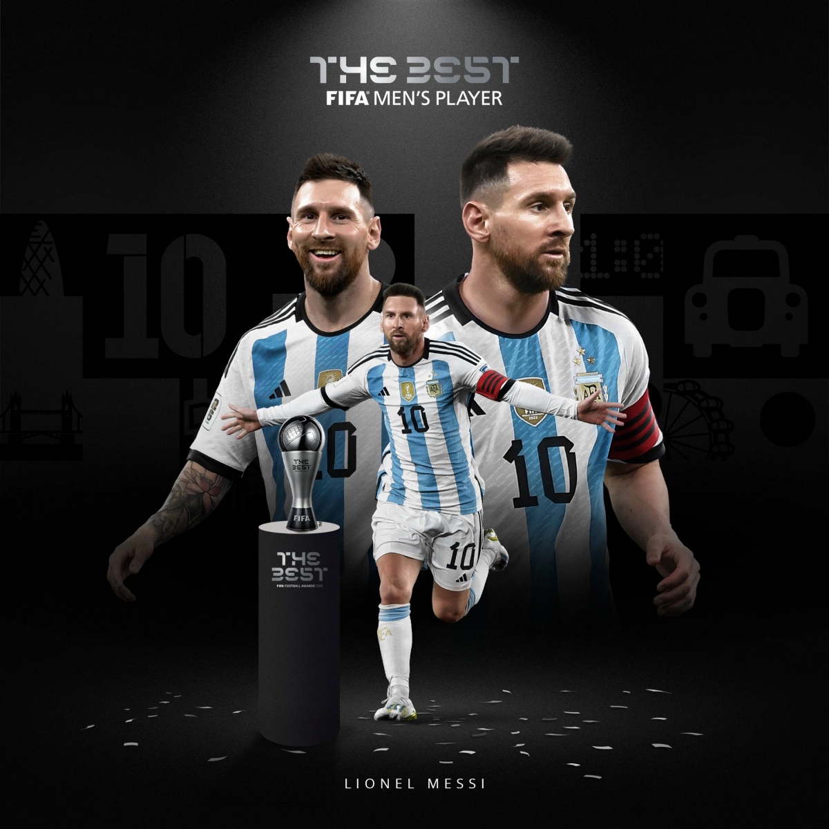 lionel messi gianh danh hieu the best 2023 day tranh cai hinh anh 1