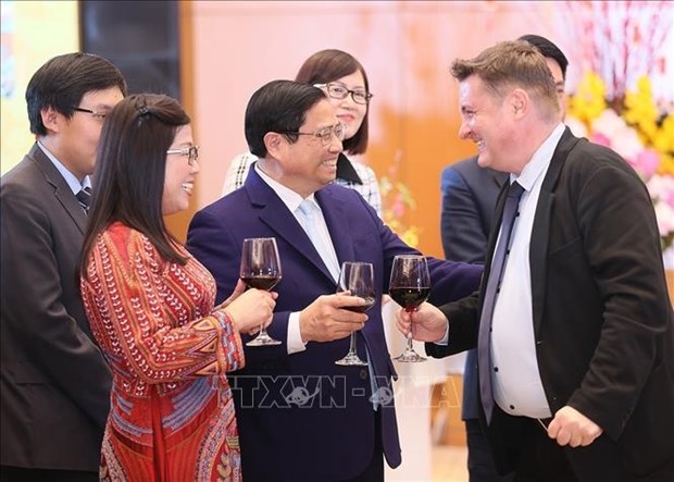 prime minister hosts tet banquet in honour of diplomatic corps picture 1