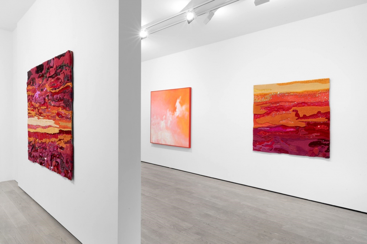  sparkle in the vastness exhibition admires viewers at almine rech gallery picture 2