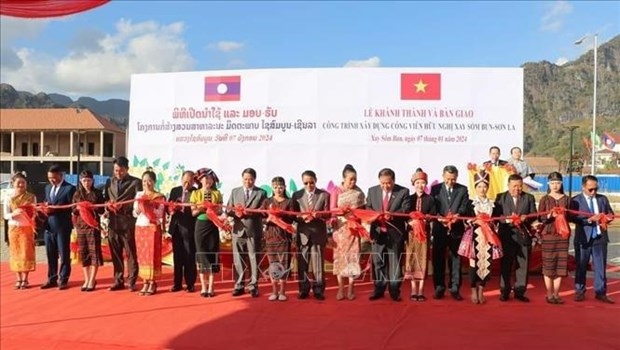 son la-funded park in lao province inaugurated picture 1