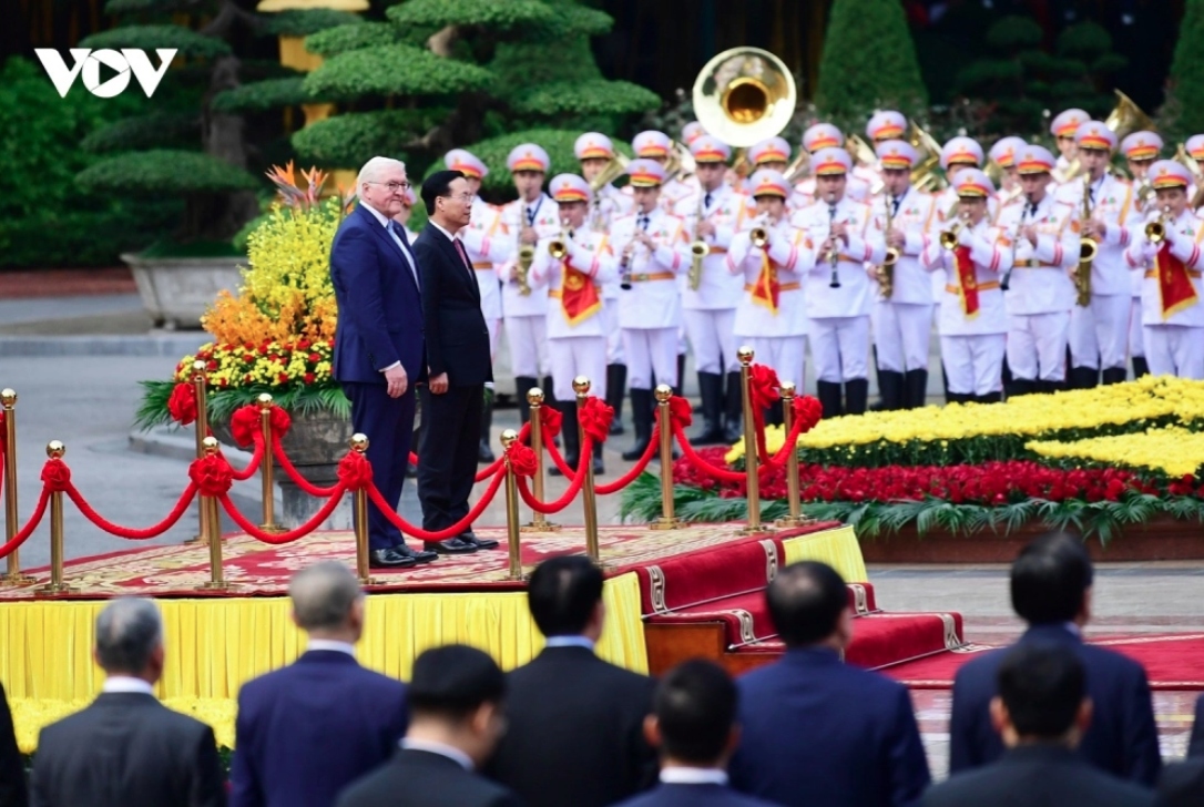 vietnamese president hosts welcome ceremony for german counterpart picture 1