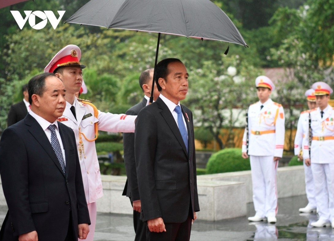 indonesian president welcomed in hanoi with 21-gun salute picture 12