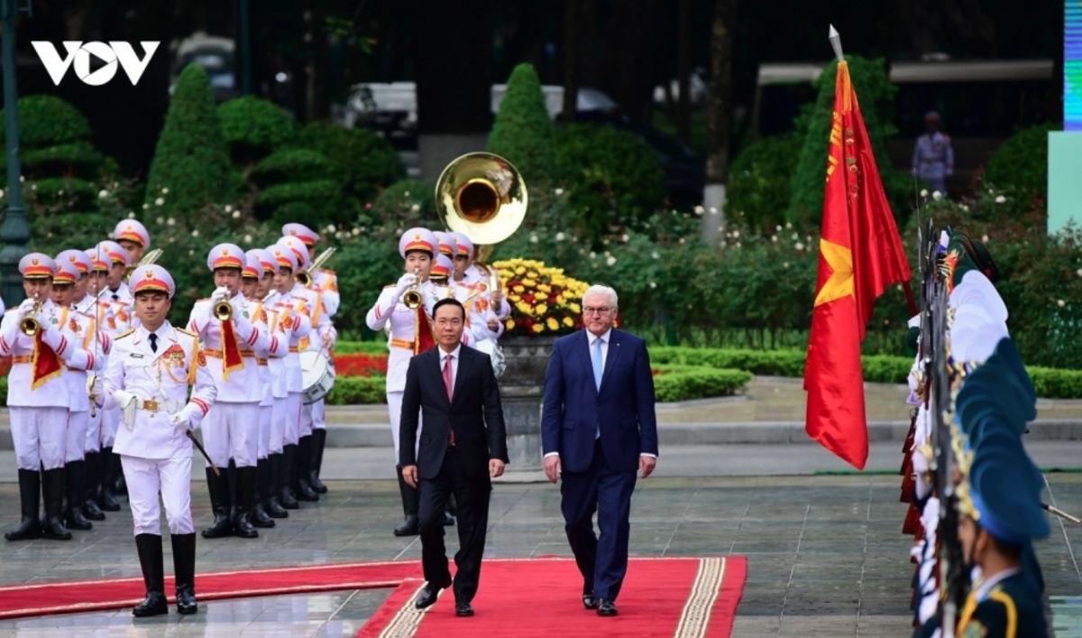 vietnamese president hosts welcome ceremony for german counterpart picture 4