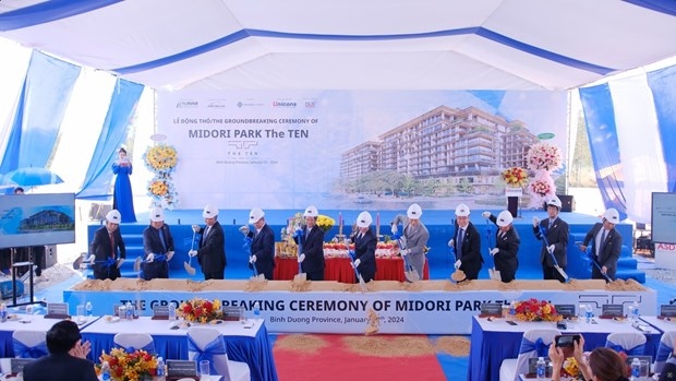 work starts on japanese-invested luxury apartment project in binh duong picture 1