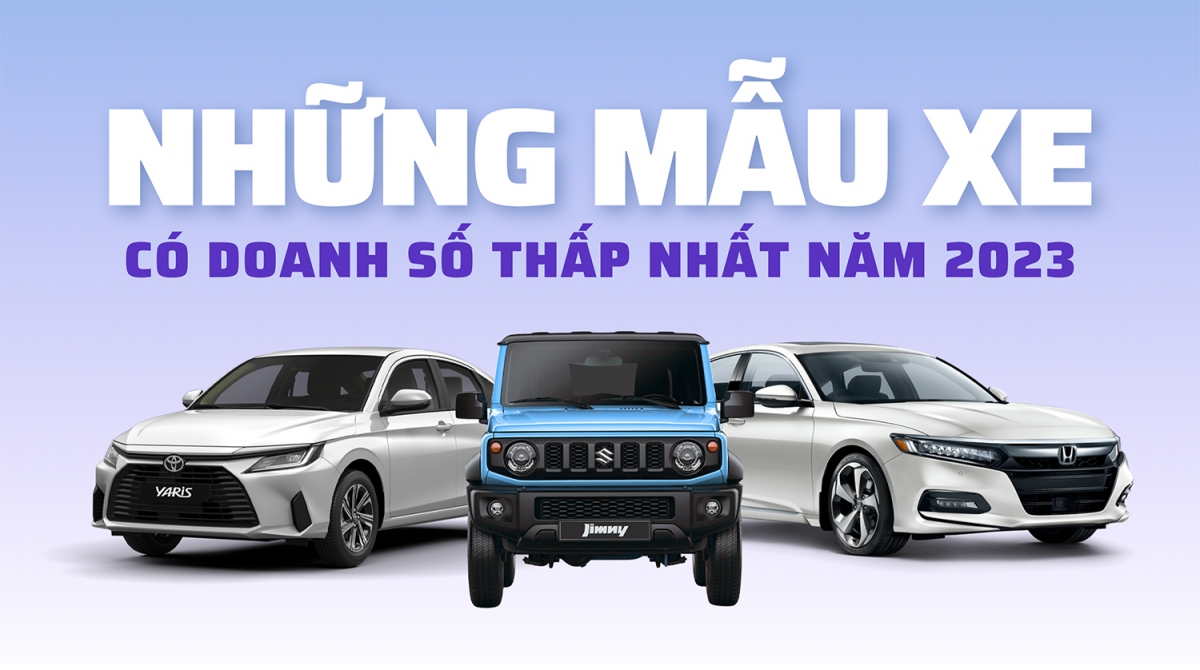 Top 10 mẫu xe bán chậm nhất năm 2023: Có mẫu chỉ bán được 1 xe