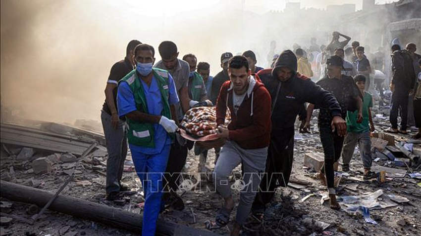 chien su trung Dong thuong vong tai dai gaza da len toi gan 100.000 nguoi hinh anh 1