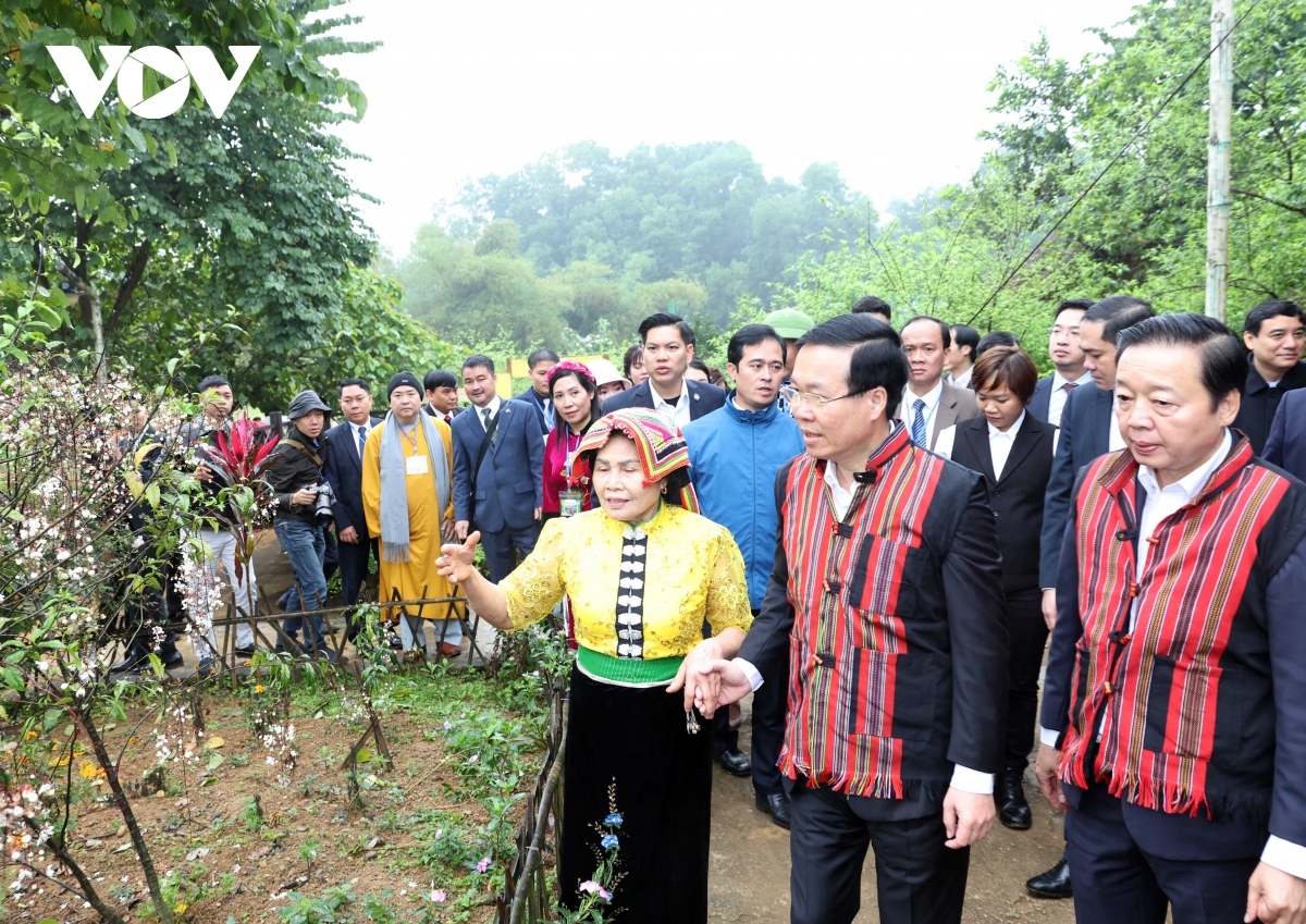 president attends ethnic spring festival in hanoi picture 2