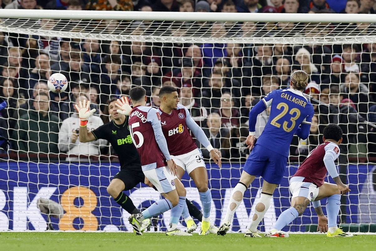Kết quả bóng đá Aston Villa 13 Chelsea đá lại vòng 4 FA Cup 2023/2024