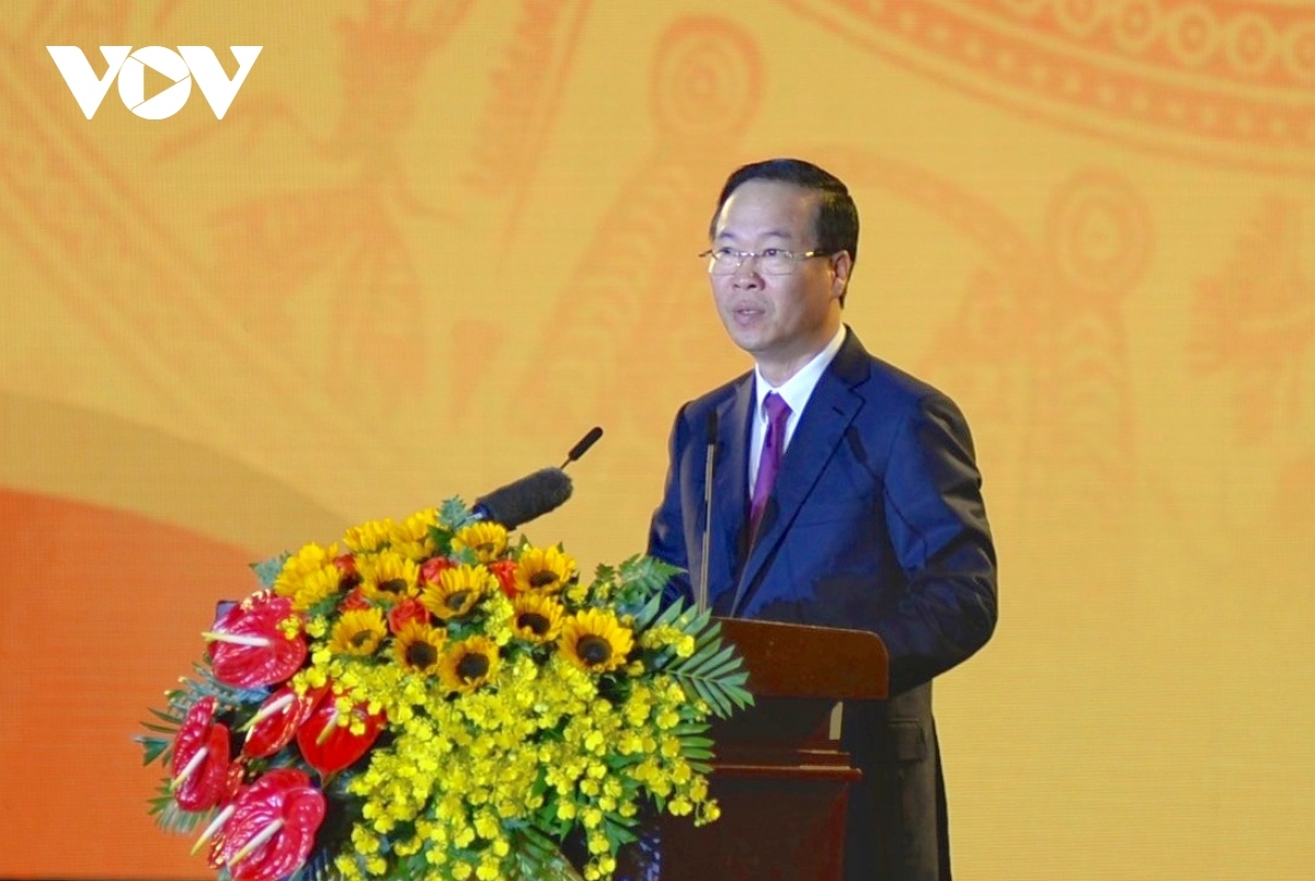 president attends homeland spring programme for overseas vietnamese picture 1