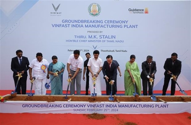 vinfast breaks ground its first integrated ev facility in india picture 1