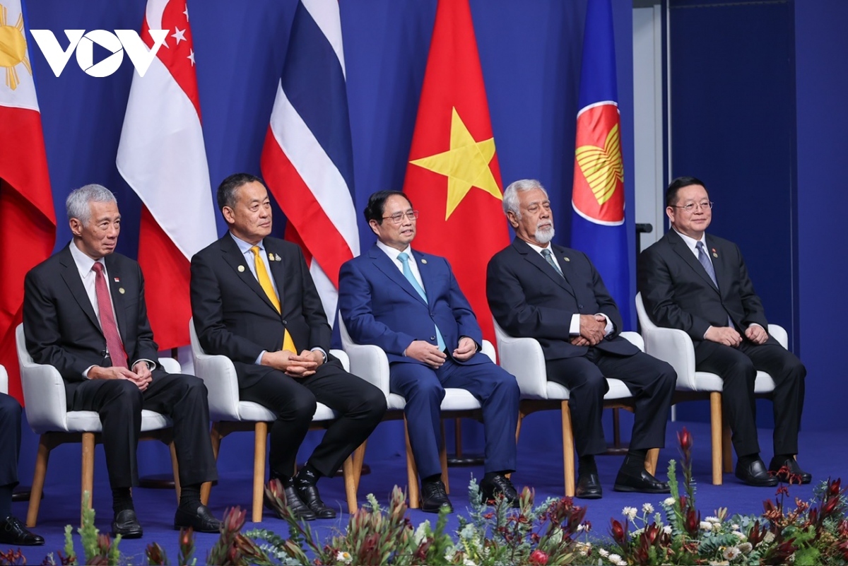 pm attends welcome ceremony for delegation heads at asean-australia special summit picture 4