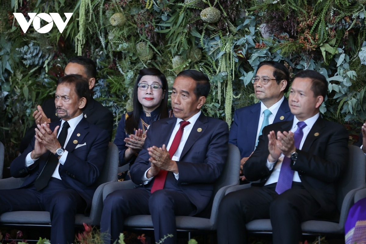 pm attends welcome ceremony for delegation heads at asean-australia special summit picture 7