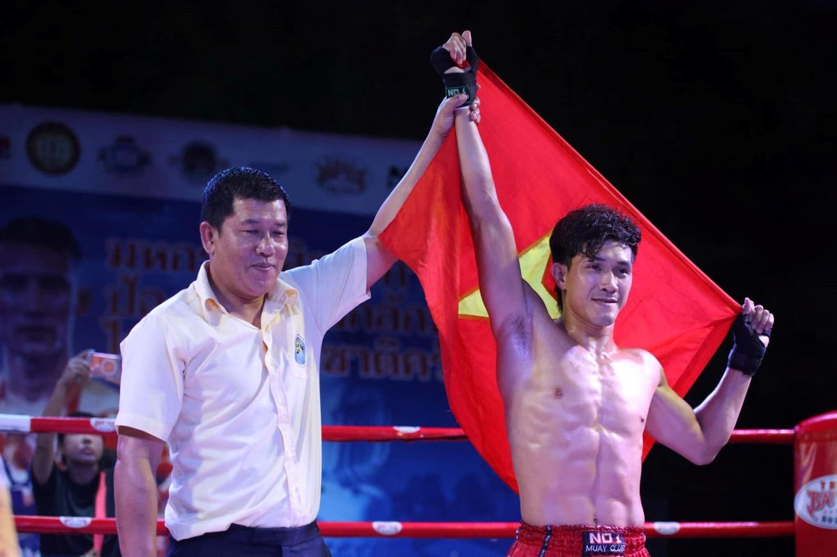duy nhat defeats thai fighter to win international muay competition picture 1