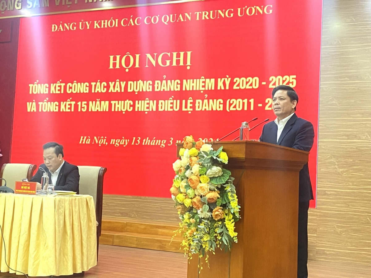 Đảng ủy Khối các cơ quan Trung ương tổng kết công tác xây dựng Đảng